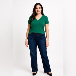 Eileen Fisher Dark Blue Jeans Size 5 Five Pocket